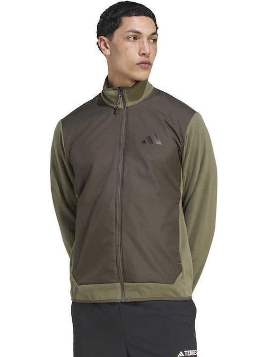 Terrex Cardigan bărbătesc Kaki