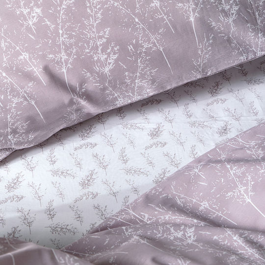 Kentia Подредба Плик за Завивка Памучен 260x240cm King Size с 2 Калъфки за Възглавници Nebula Nebula