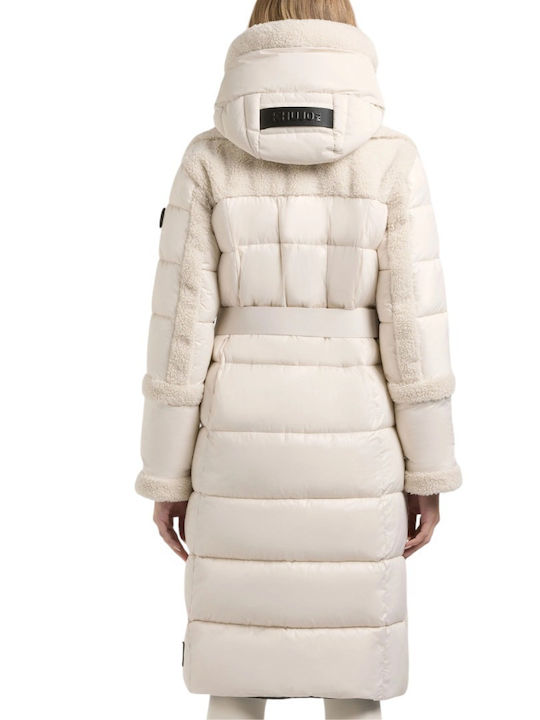 Jachetă de damă pentru iarnă White