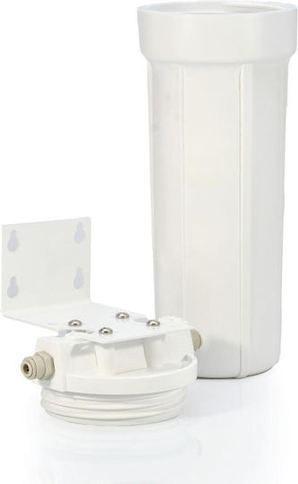 Pentair 2G Slimline WHF14D-EU Water Filtration System Single Under Sink Pipe Cross Section 1/4'' with Replacement Filter Purewater CL2510 (USA) 0.5μm