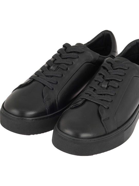 Men's Sneakers Black Leather