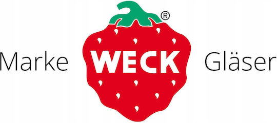 Weck Set of 12 General Use Transparent Glass Jars with Lid 145ml 12 Pieces