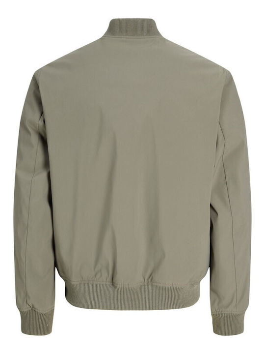 Herren Bomber Jacke Smokey Oliv
