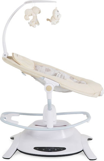 Cangaroo Elektrische Babywippe Schaukel La Scala Beigefür Kind bis 9kg
