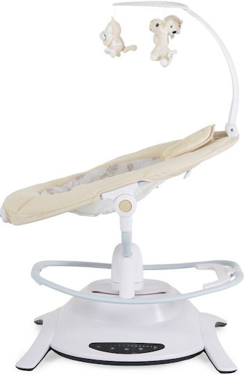 Cangaroo Elektrische Babywippe Schaukel La Scala Beigefür Kind bis 9kg
