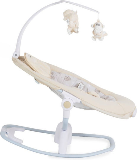 Cangaroo Elektrische Babywippe Schaukel La Scala Beigefür Kind bis 9kg