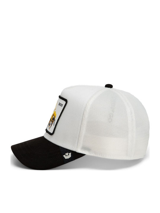Jockey Cap Suede Boss Bee Black-White Goorin Bros