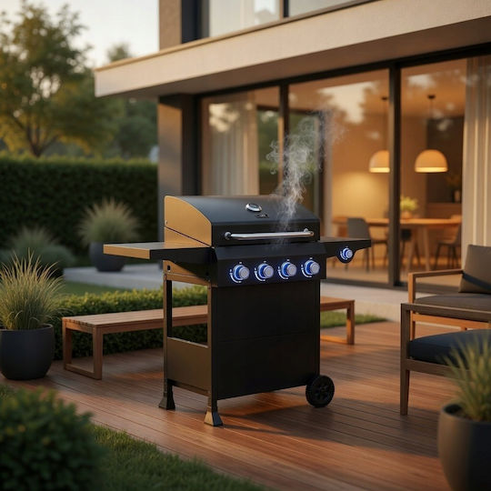 LTC Ψησταριά Υγραερίου Σχάρας με 5 Εστίες 15kW