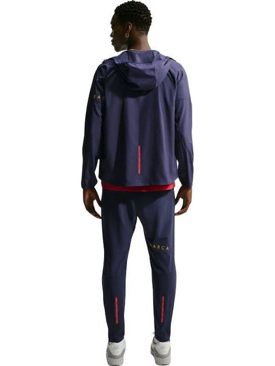 Fc Barcelona Футболно Долнище на Анцуг Dri-FIT Тъмносин