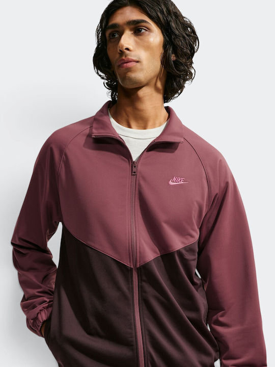 Windrunner Herren-Sweatpants mit Gummizug Burgundisch Ash / Light Boulder / Peony