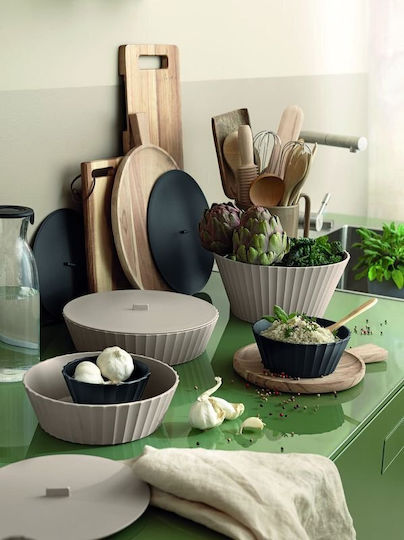 Verlo Plastic Grey Salad Bowl 11x11cm