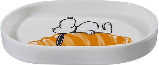 Butlers Peanuts Πιάτο Ρηχό από Πορσελάνη Λευκό με Διάμετρο 14cm