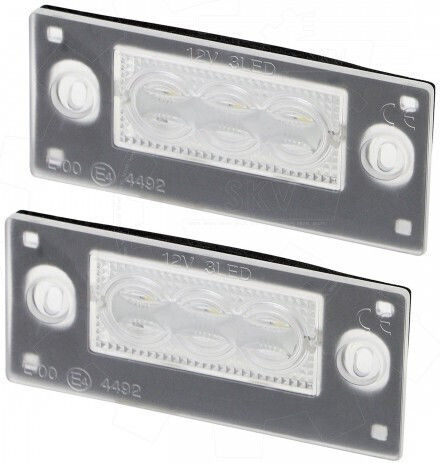 LED Осветление За Регистрационната Табела Audi A3 A4 Комплект 8d9943021g