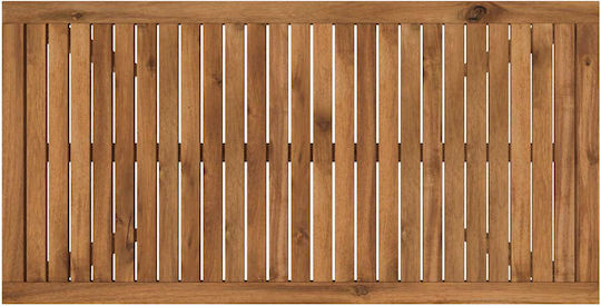Solid Wood Natural Table 108.5x55x75cm