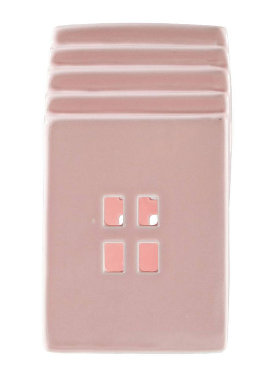 Butlers Delft Kerzenhalter aus Keramik in Rosa Farbe 10x13x8cm