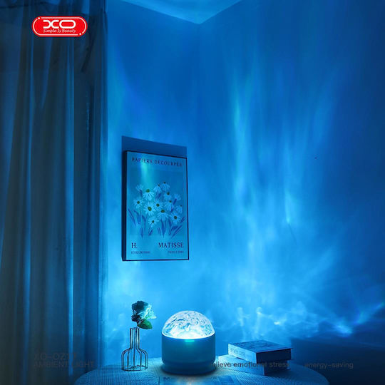 XO Παιδικό Φωτιστικό Projector Λευκό