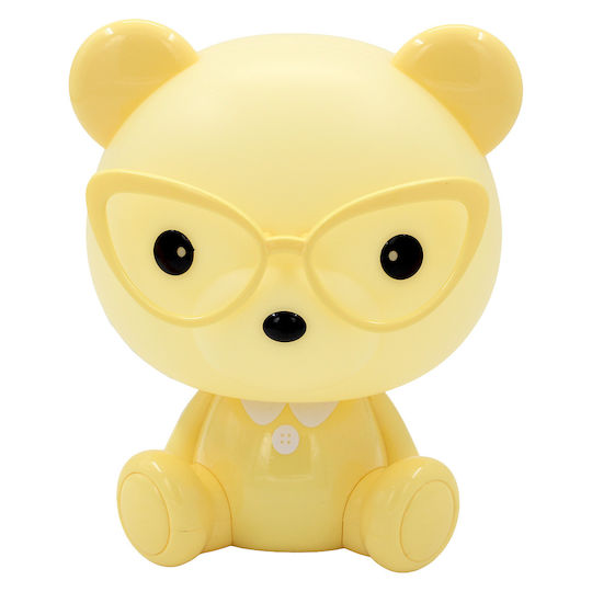 Keskor Kids Side Table Lamp Yellow 20x17x15cm