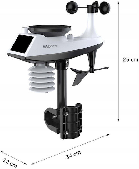 Webber Kabelloser Digital Wetterstation Tischplatte