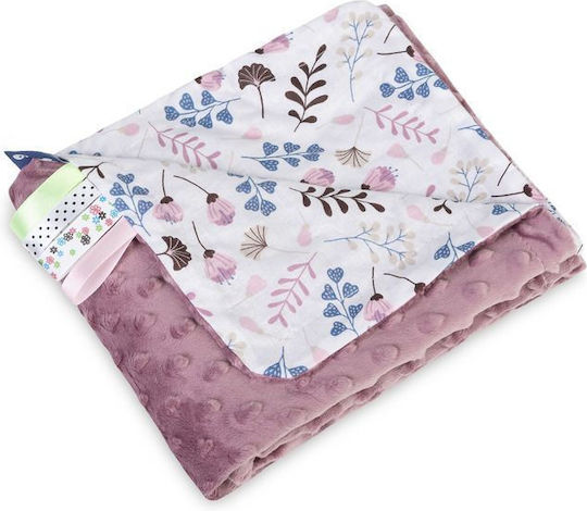 Sensillo Cotton Nursery Swaddling Baby Blanket Pink 75x100cm