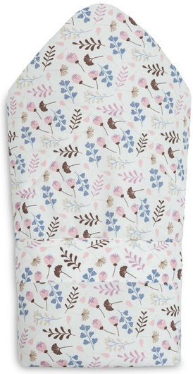 Sensillo Nursery Swaddling Velvet Pink Blanket 75x75cm
