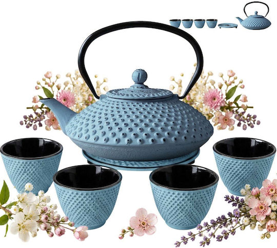 Vilde Vilde Μαντεμένια Τσαγιέρα Blau 1250ml