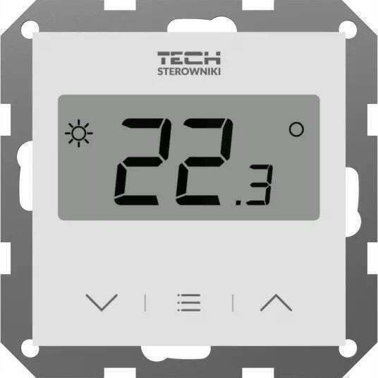 Tech Sterowniki STF-12BWH Цифров Термостат за Стая