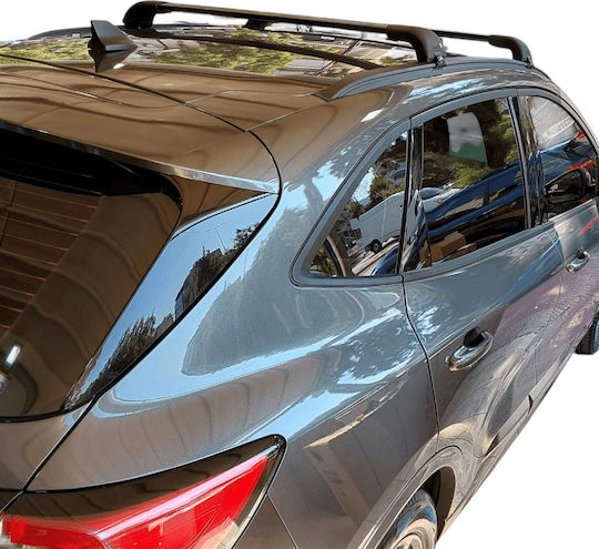 Nordrive Car Roof Bars Roof Box Nordrive Silenzio Cx – Aluminum Black – Locks Ford Kuga – 2019+ – 2 Pieces
