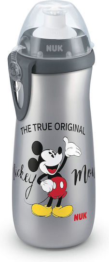 Nuk Детска бутилка за вода Mickey от силикон Mickey And Minnie Mouse 450ml