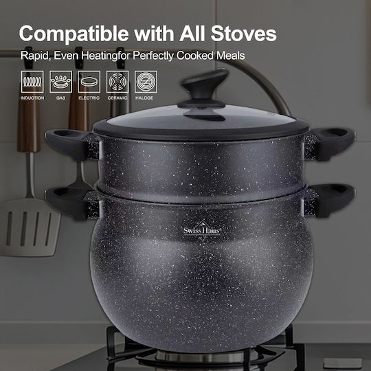 Swiss Haus Deep Steamer Pot 5.5lt / 20cm