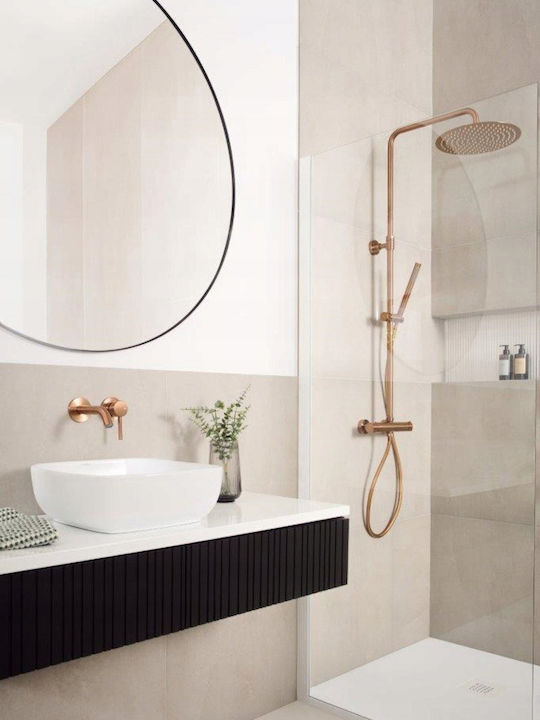 KFA Shower Column with Bathtub Mixer Copper
