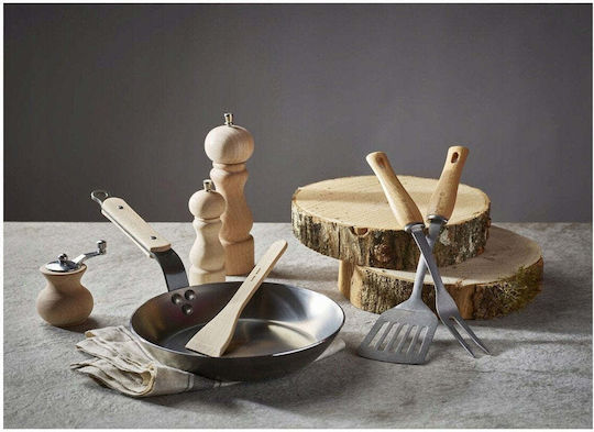 De Buyer Wooden Brown Sauce Spoon 30cm