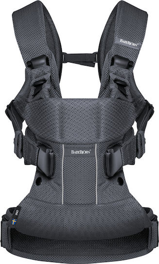 BabyBjorn One Air 3D Mesh Klassischer Babytragetuch Anthrazit