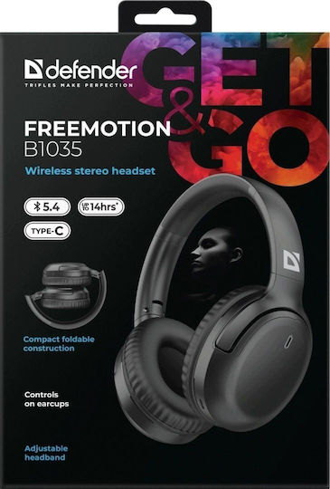 Defender Freemotion B1035 Căști Audio Wireless Bluetooth Over Ear Argintii