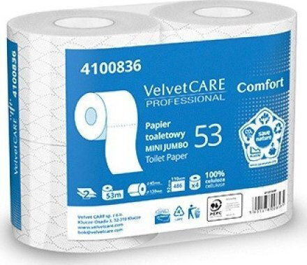 Velvet Toilettenpapier 16 Rollen 2 Lagen 4 Packungen
