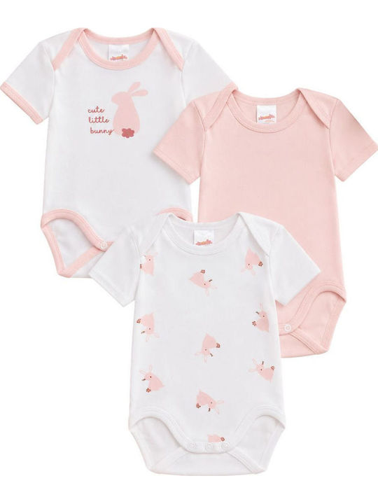 Minerva Bunny Set Bodysuit with Pants Multicolour 3 Pieces