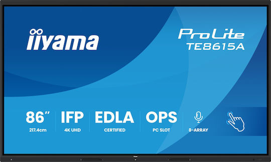 Iiyama TE8615A-B2AG Public Display 86" 4K UHD