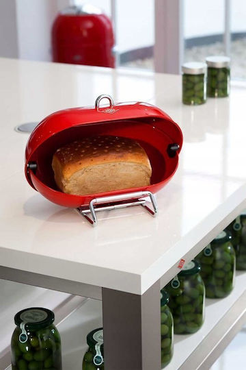 Wesco Brotkasten Inox Rote Wesco Brotkasten Inox Rote