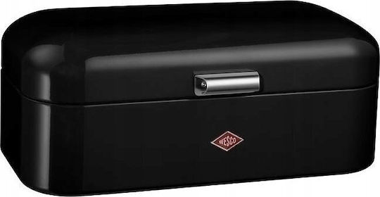 Wesco Inox Black Bread Box 42cm