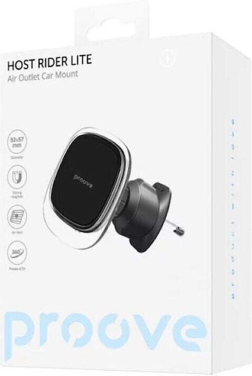 Proove Car Mobile Mount with Magnet & Wireless Charging Black