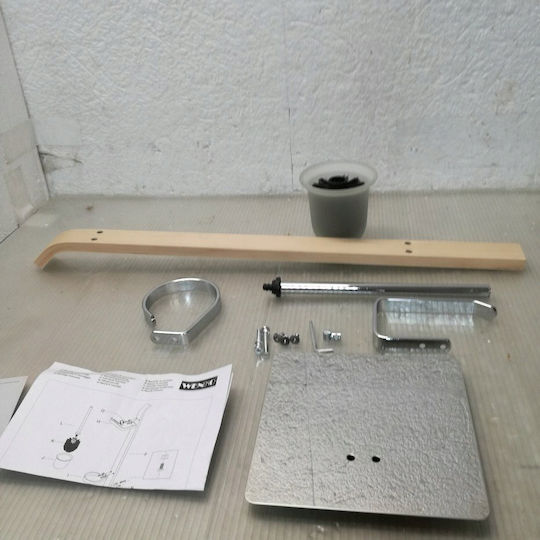 Wenko Държач За Хартия Пластмасов Кафяв 4008838203972