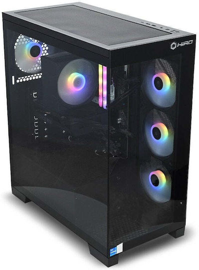 Hiro Aurora Гейминг Настолен Компютър Ryzen 5-7600/16GB DDR5/1.0TB SSD/GeForce RTX 5060/W11 Home