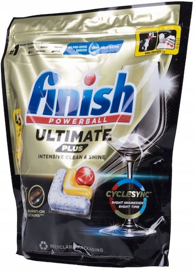 Finish Ultimate Plus 45 Κάψουλες Πλυντηρίου Πιάτων