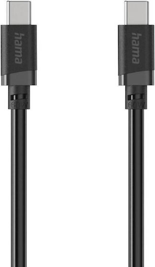 HAMA Cablu USB-C Masculin - USB-C 60W Negru 2m 00201808