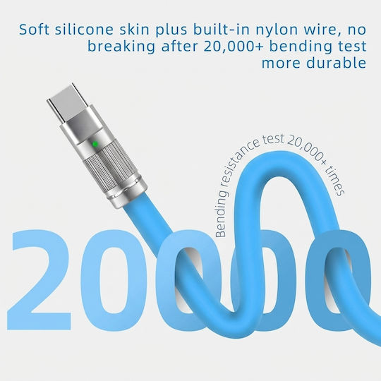 Leewello Leewello USB Typ-C Kabel Männlich Blau 3m 783089