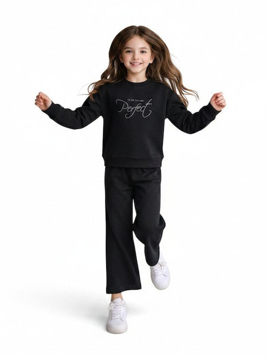 Action Sportswear Set 2 Bucăți Negru Action Sportswear Set 2 Bucăți Negru
