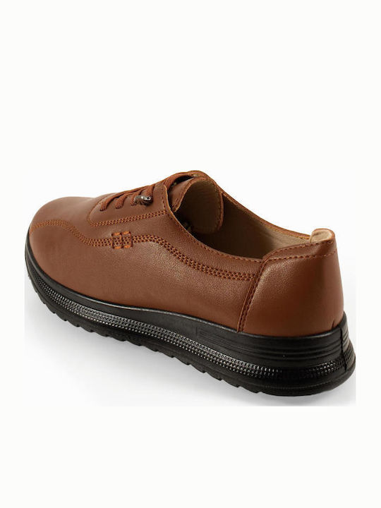 Women's Moccasins in Tabac Brown Colour