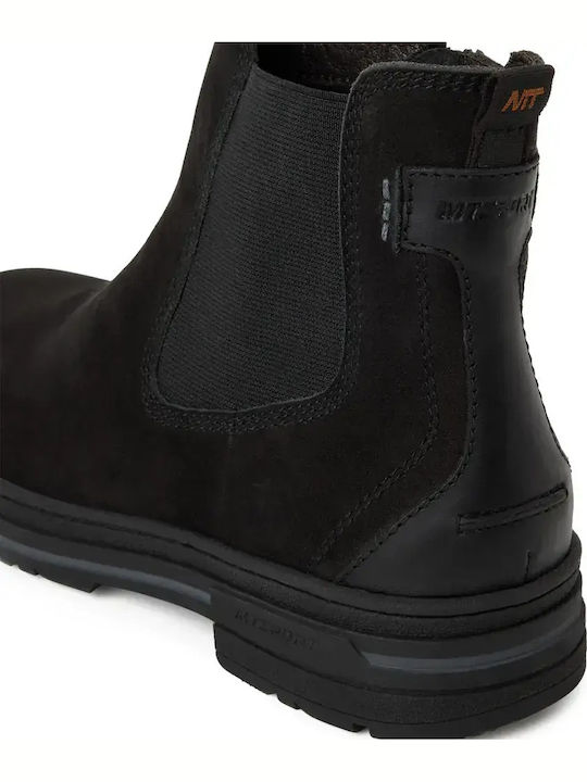 Leder Herrenstiefel Schwarz