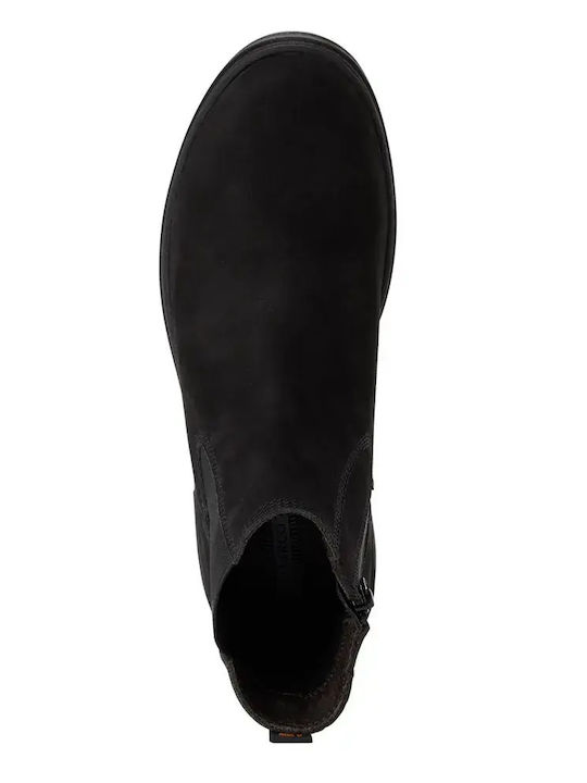 Leder Herrenstiefel Schwarz