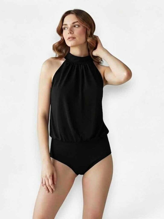 Benissimo 272833590 Damen-Bodysuit Schwarz
