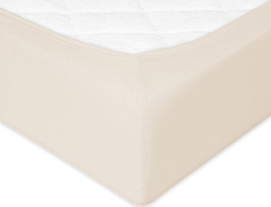 Matex Waterproof Baby Crib Mattress Protector 02 Antibacterial with Elastic Straps 70x140cm